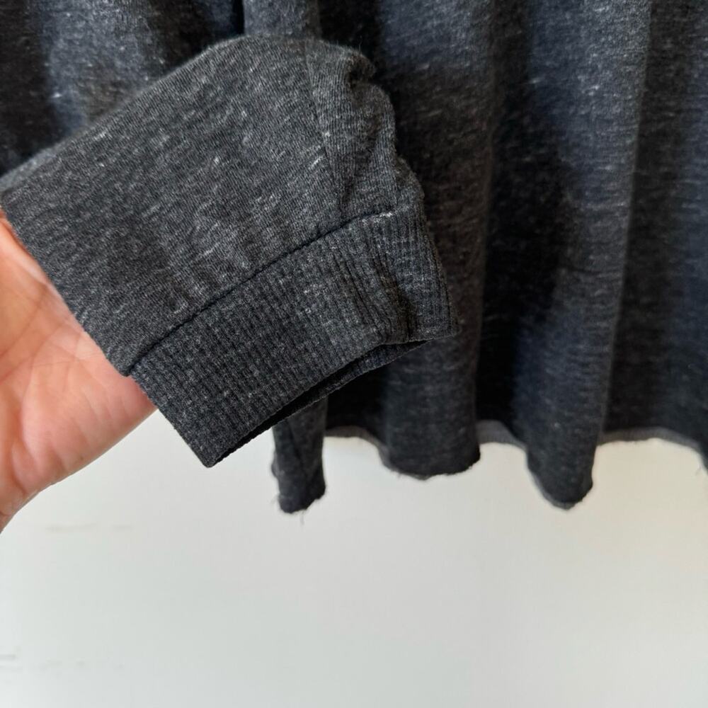 Marine Layer Charcoal Gray Double Layer Henley L - Picture 4 of 9